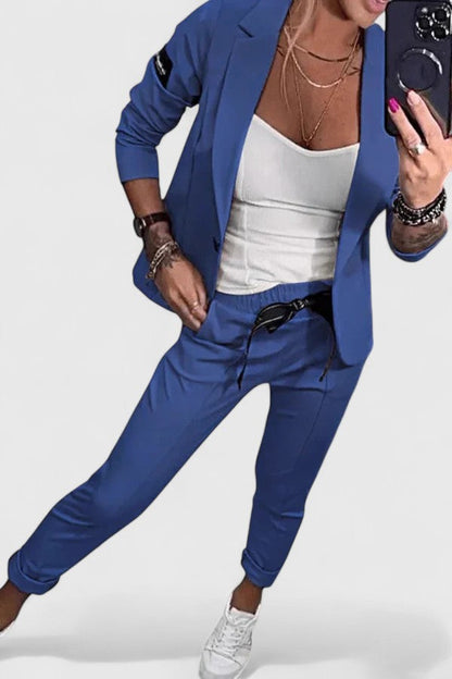 Kina | Women's Elegant Two-Piece Blazer Set