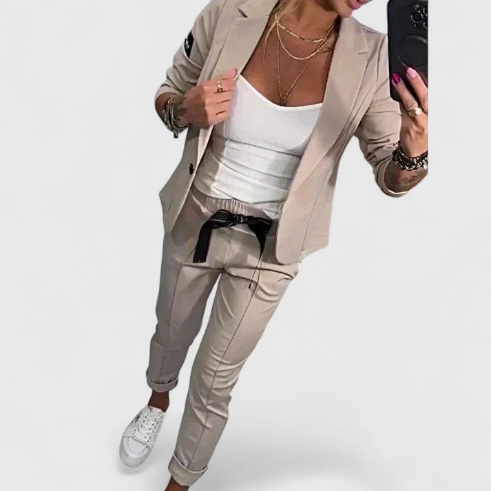 Kina | Women's Elegant Two-Piece Blazer Set