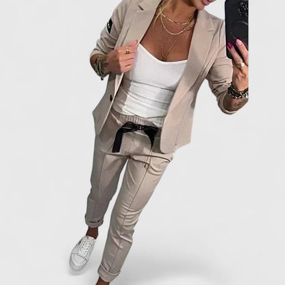 Kina | Women's Elegant Two-Piece Blazer Set