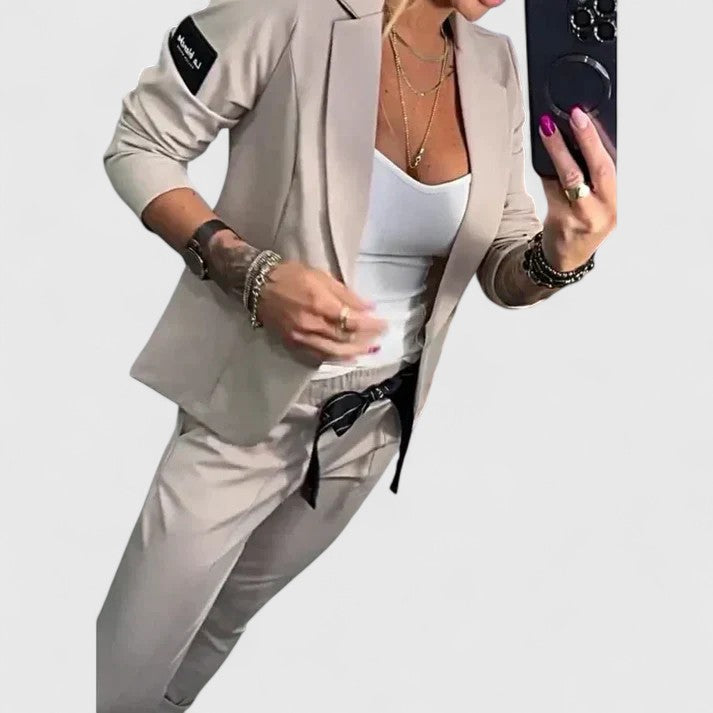 Kina | Women's Elegant Two-Piece Blazer Set