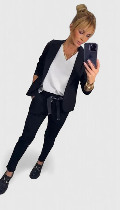 Kina | Women's Elegant Two-Piece Blazer Set