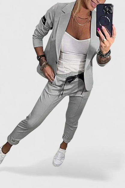 Kina | Women's Elegant Two-Piece Blazer Set