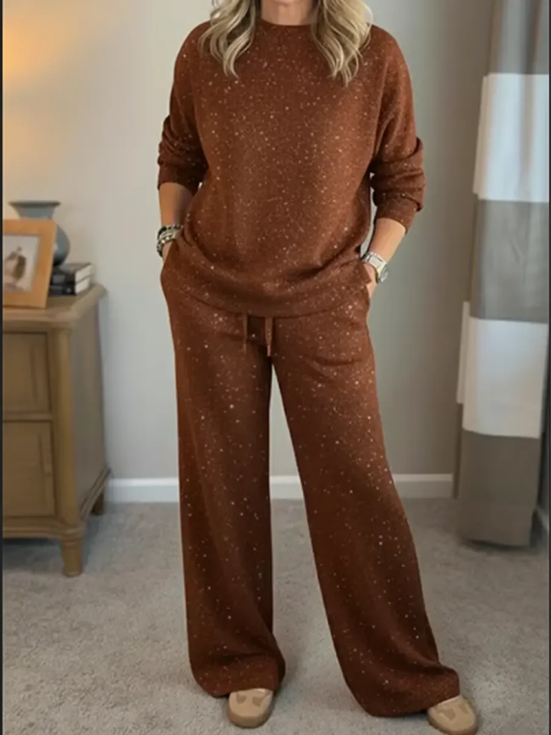 Lana | Women's Lounge Set Two-Piece Pullover & Pants