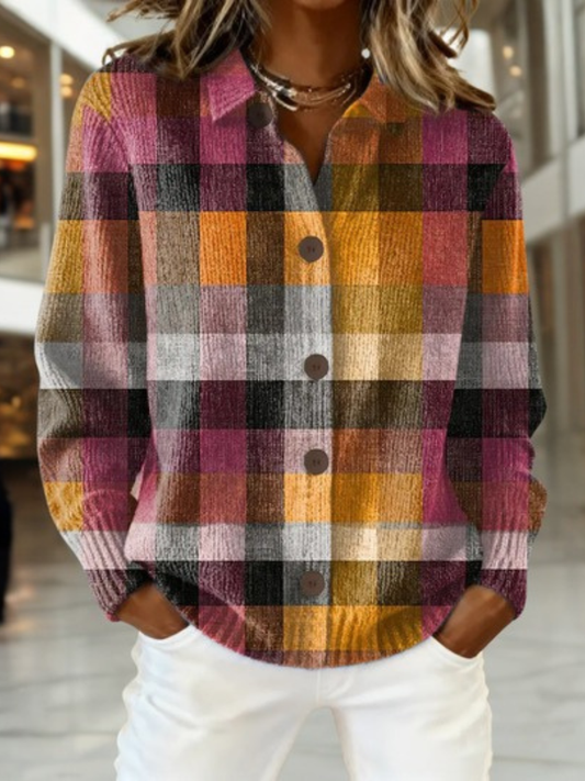 Lena | Heritage Check Cardigan