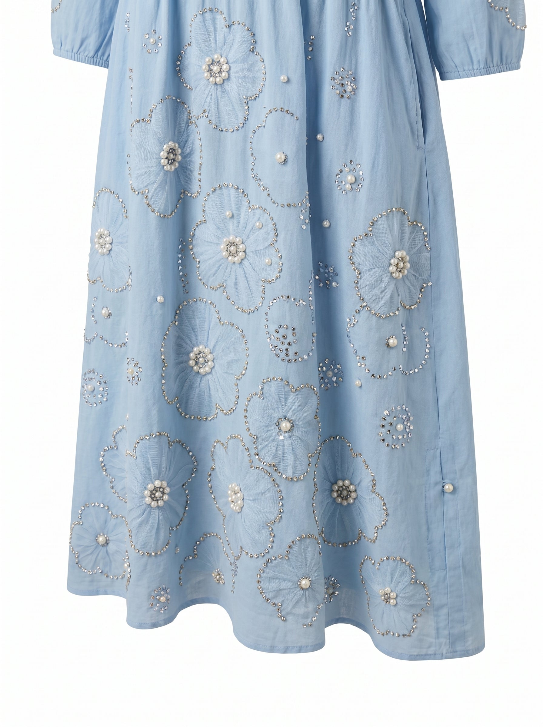 Lena | Womens Dress for Wedding Guests, Elegant Floral Midi Summer Dress 2