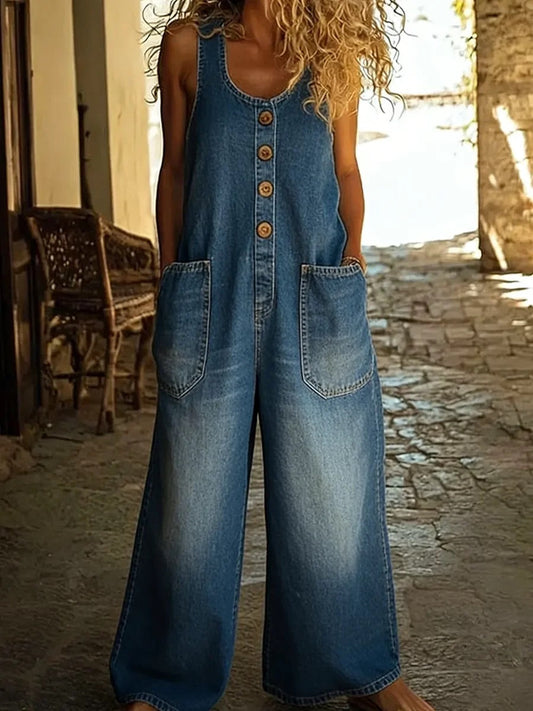 Lenna | Effortless Denim Jumpsuit for Women 0