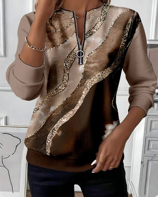 Lera™ | Cozy Casual Half-Zip Sweatshirt