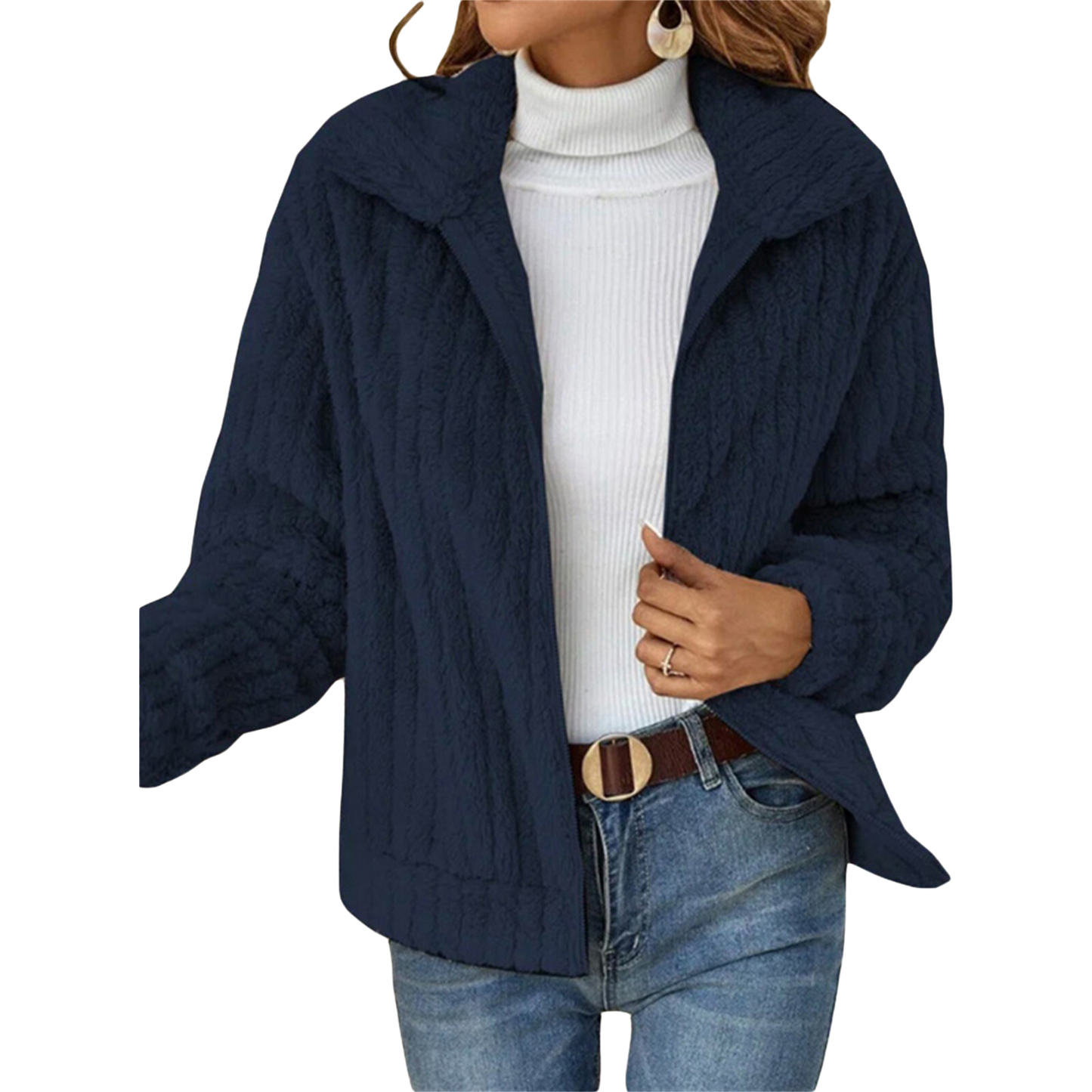 Birgit | Women's Pullover Sweater Jacket, Relaxed Fit