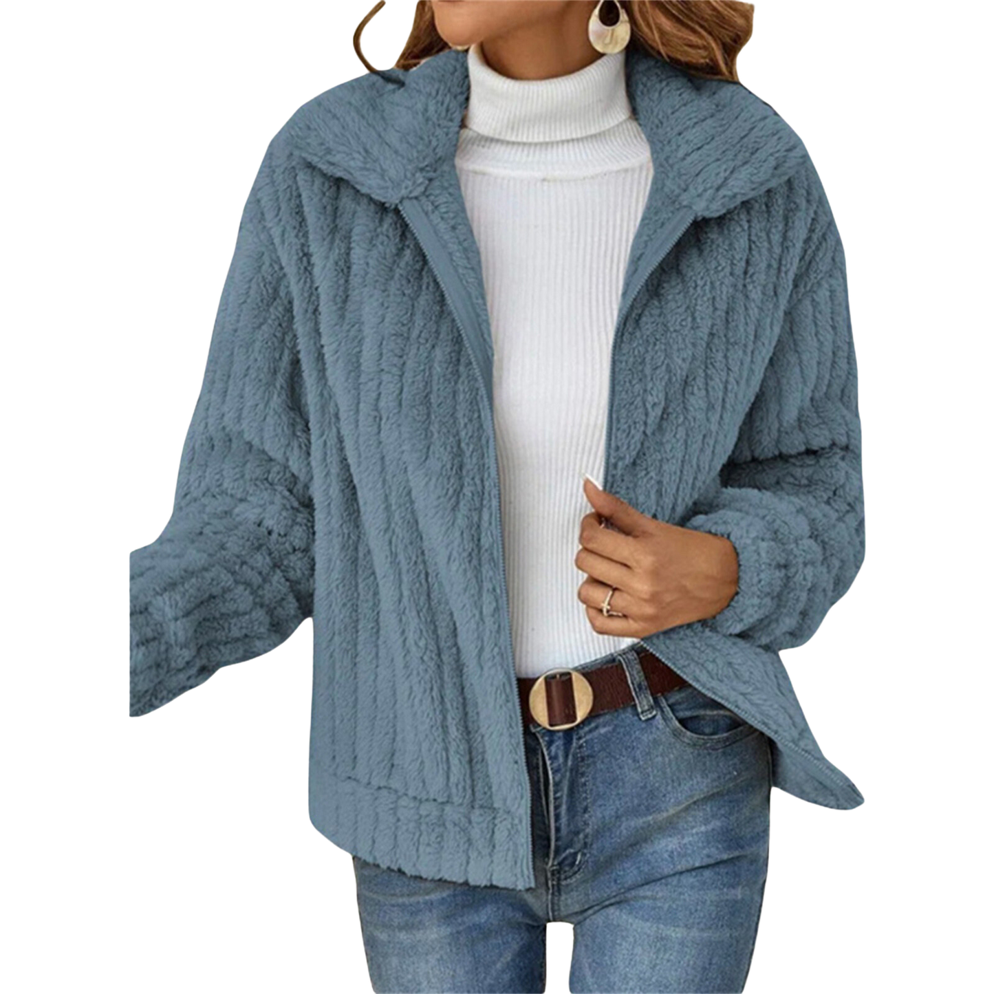 Birgit | Women's Pullover Sweater Jacket, Relaxed Fit