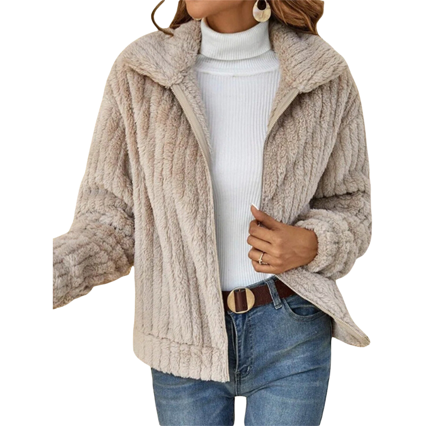Birgit | Women's Pullover Sweater Jacket, Relaxed Fit