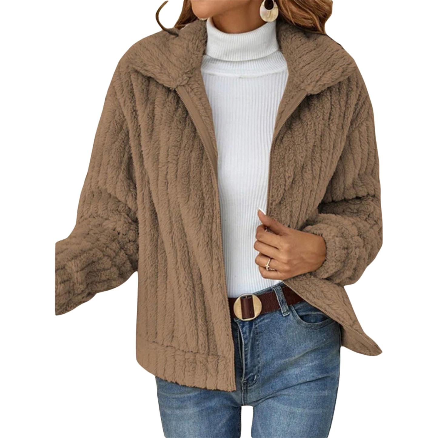 Birgit | Women's Pullover Sweater Jacket, Relaxed Fit