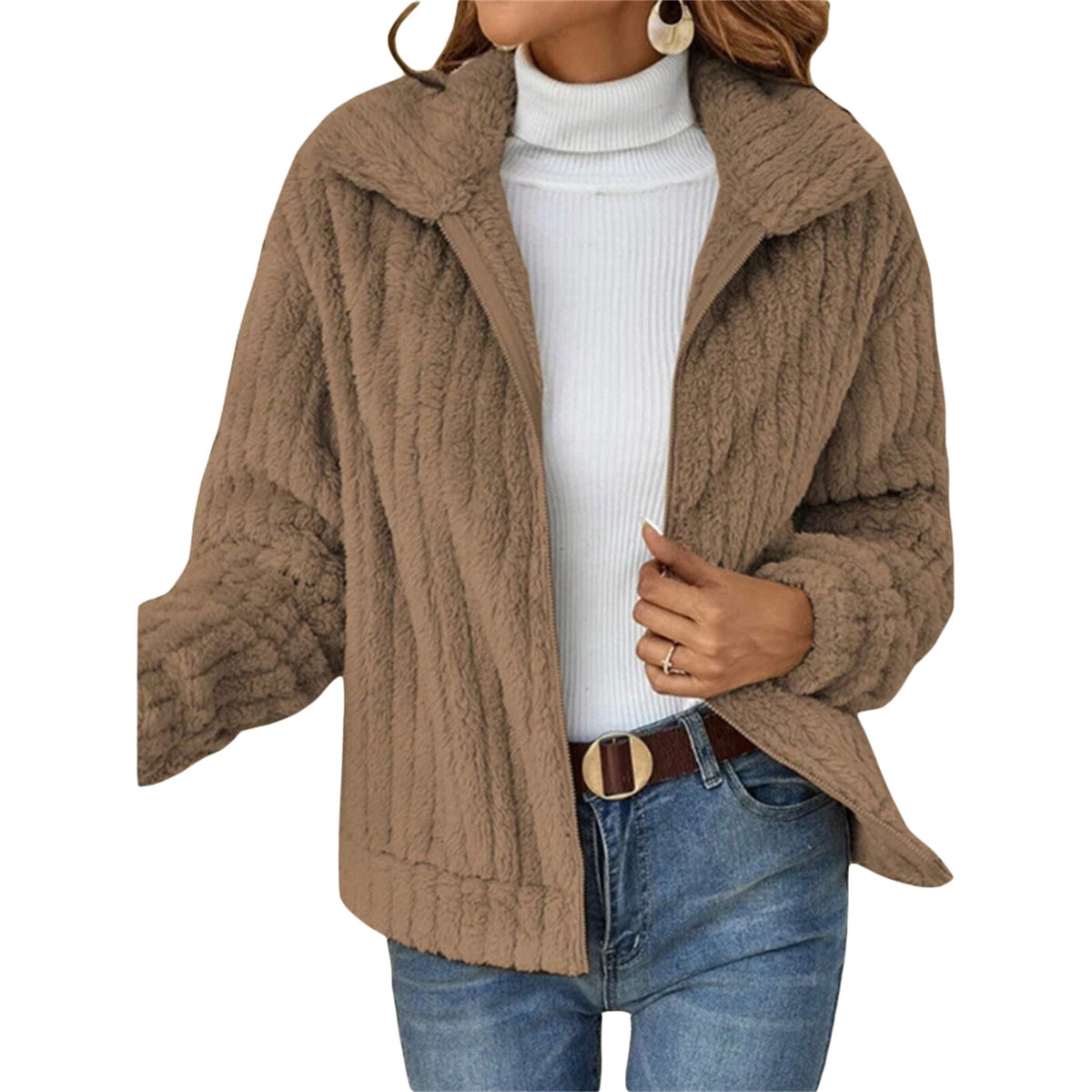 Birgit | Women's Pullover Sweater Jacket, Relaxed Fit