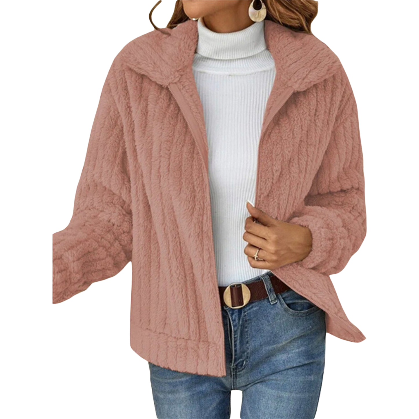 Birgit | Women's Pullover Sweater Jacket, Relaxed Fit