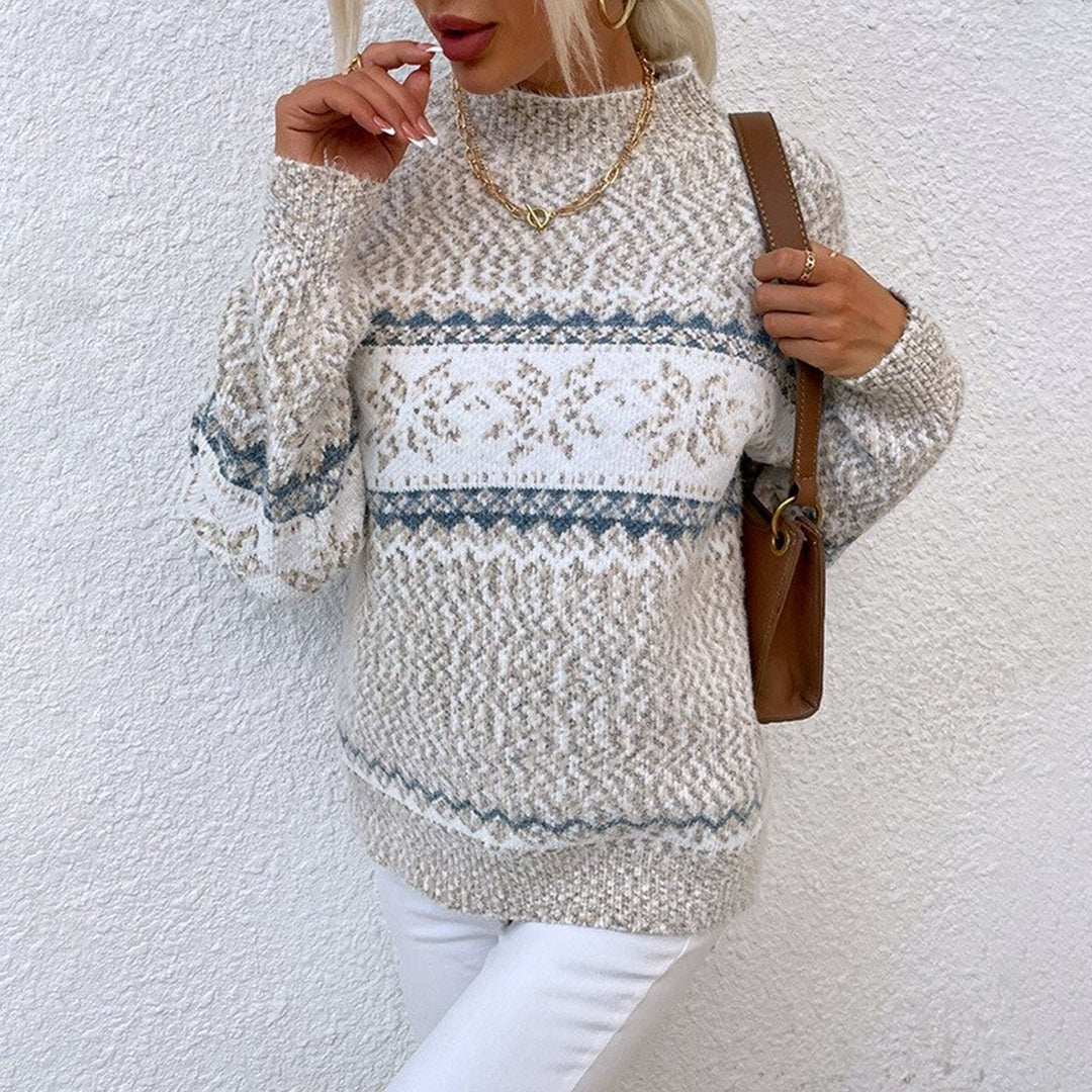 Bo | Women's Turtleneck Sweater – Cozy Vintage Pullover