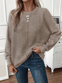 Luvelle | Women's Pullover Sweater, Round Neck Relaxed Fit