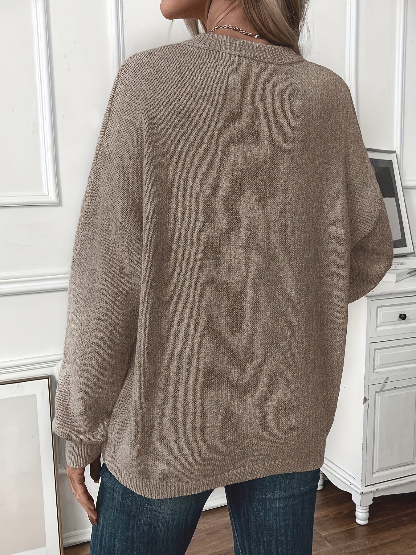 Luvelle | Women's Pullover Sweater, Round Neck Relaxed Fit