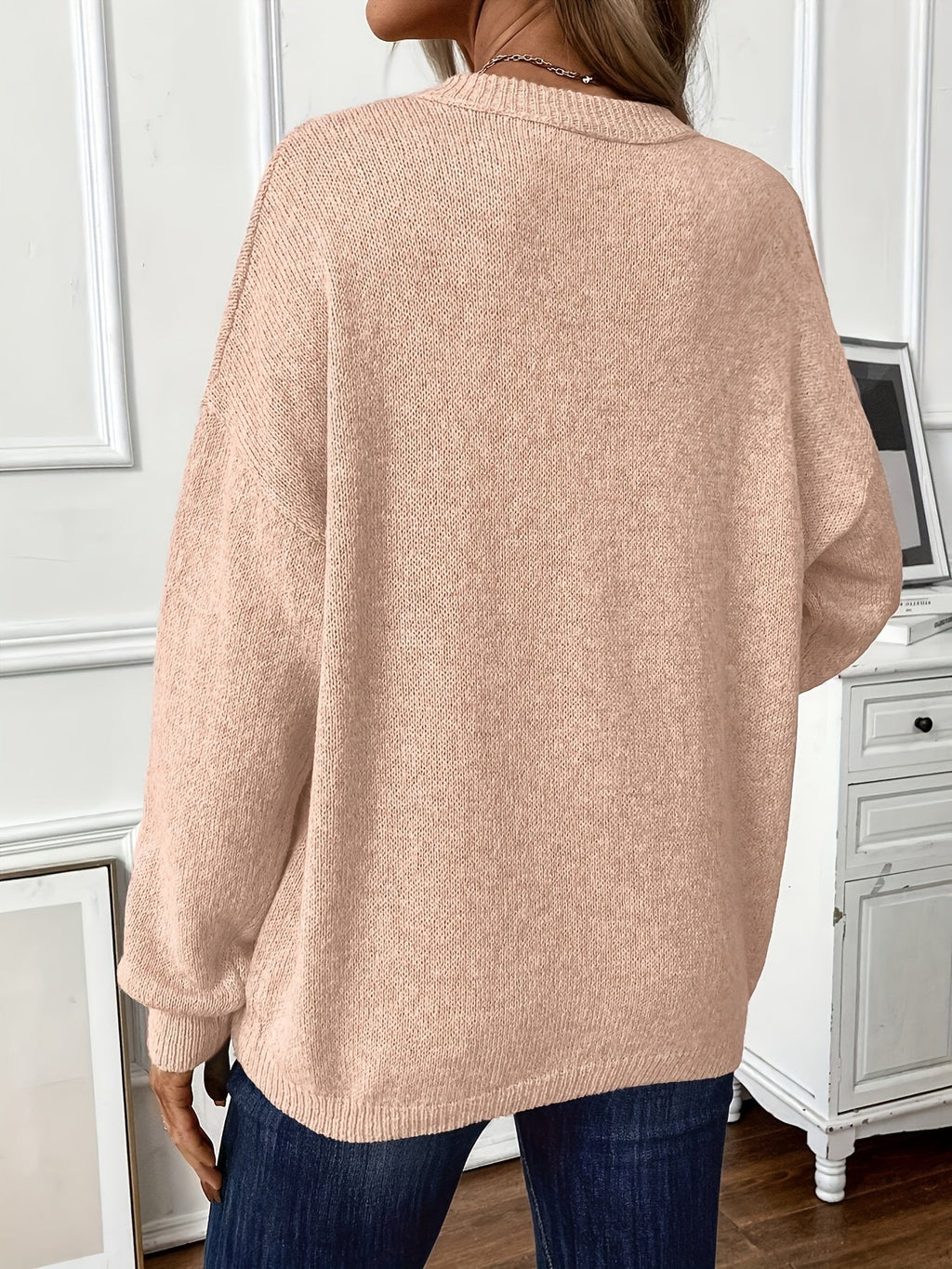 Luvelle | Women's Pullover Sweater, Round Neck Relaxed Fit