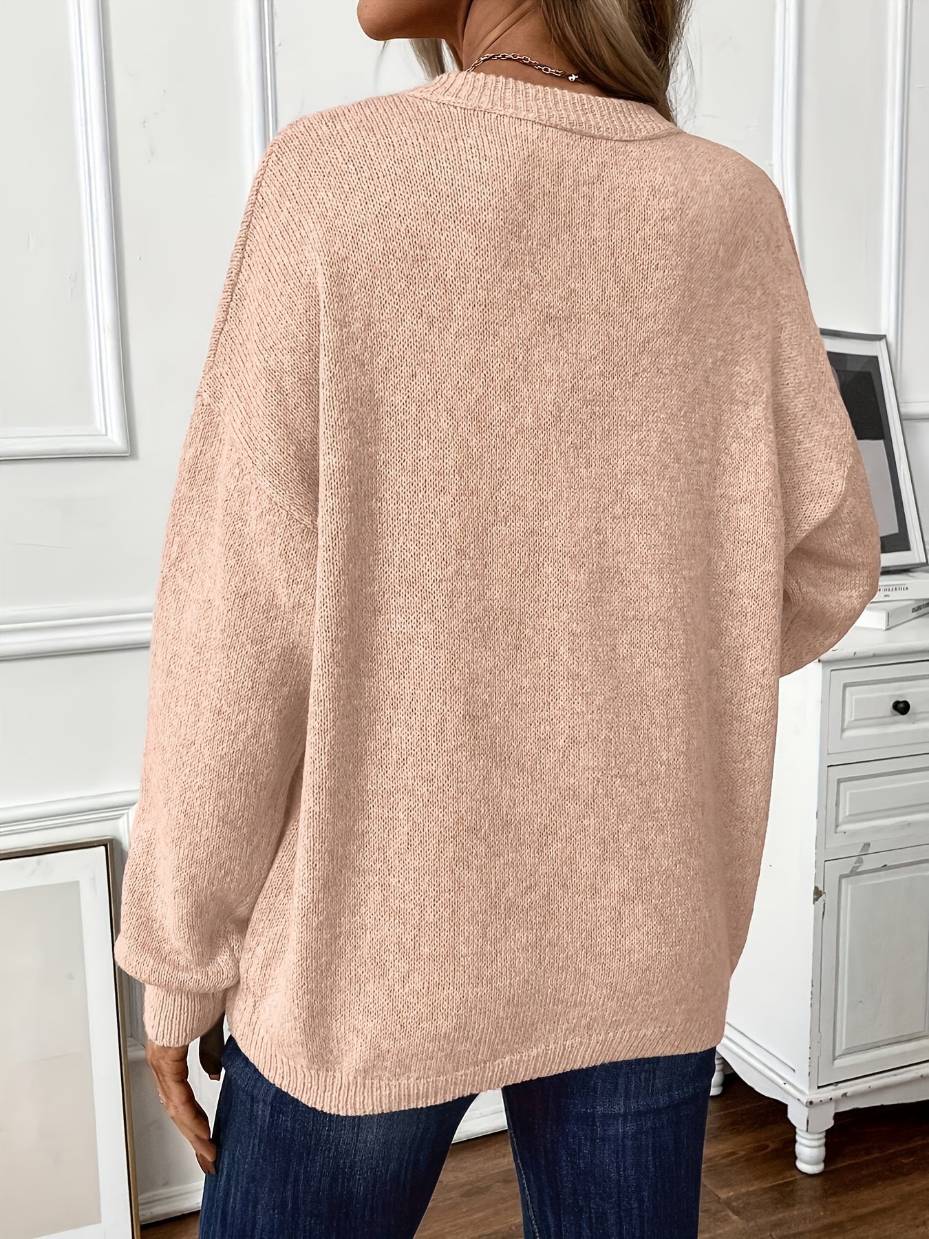 Luvelle | Women's Pullover Sweater, Round Neck Relaxed Fit