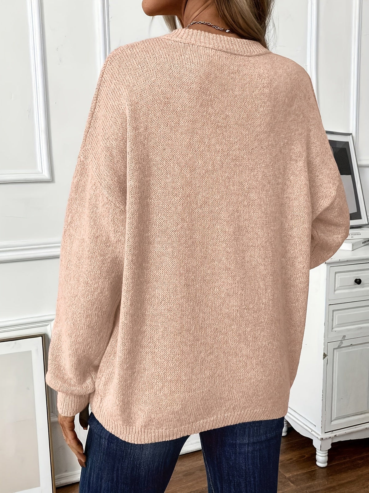 Luvelle | Women's Pullover Sweater, Round Neck Relaxed Fit