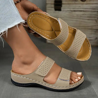 Lynn | Women's Strappy Sandals Cushioned Slip-On – Summer Occasions