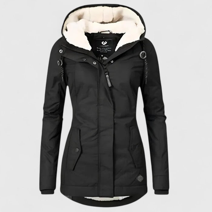 Carly | Women's Hooded Winter Coat Waterproof Long Length