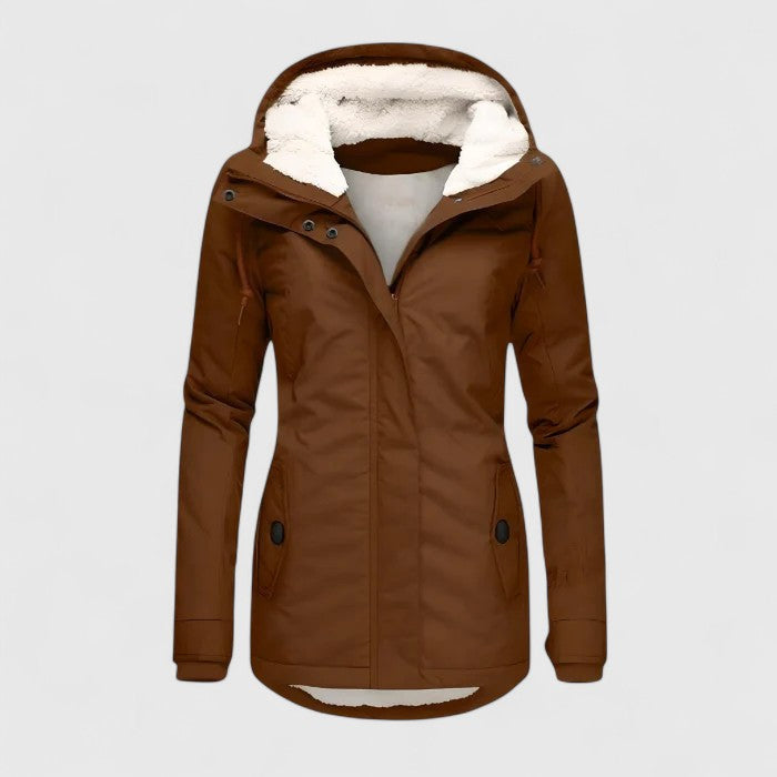 Carly | Women's Hooded Winter Coat Waterproof Long Length