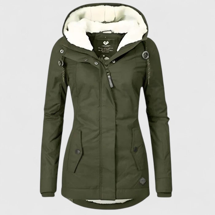 Carly | Women's Hooded Winter Coat Waterproof Long Length