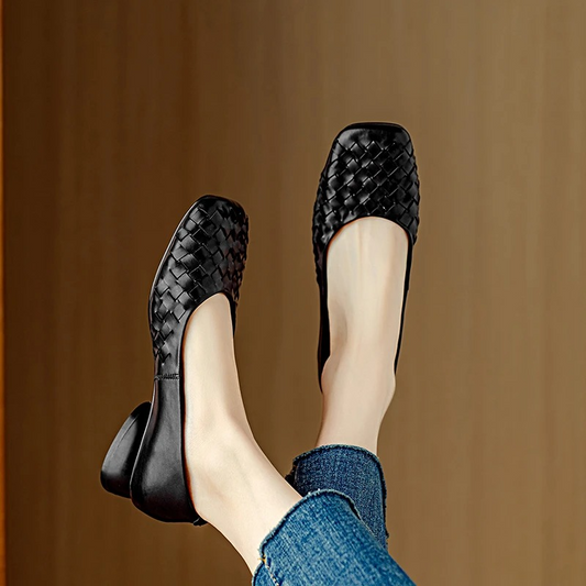Marcelle Leather Flats 0