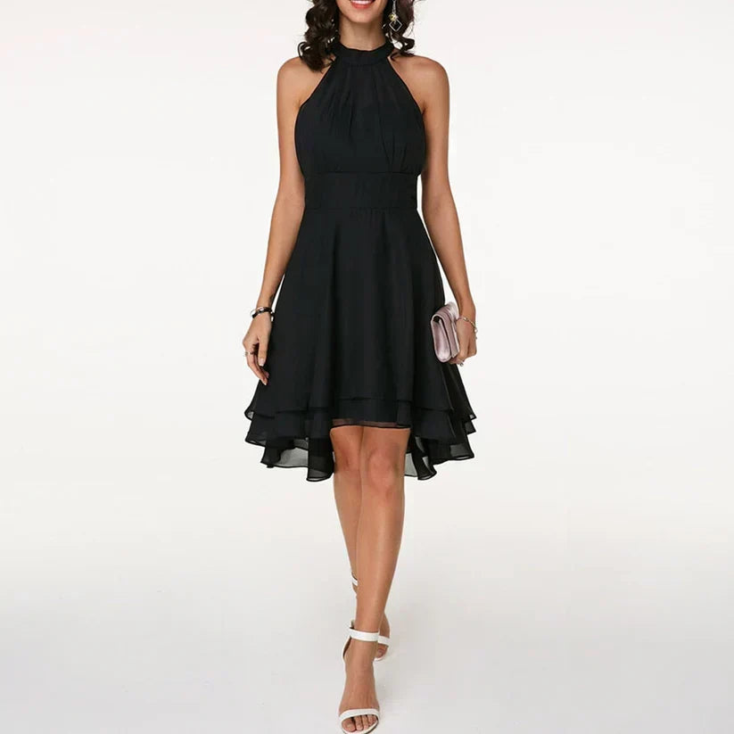 Finja | Halter Layered Cocktail Dress for Women