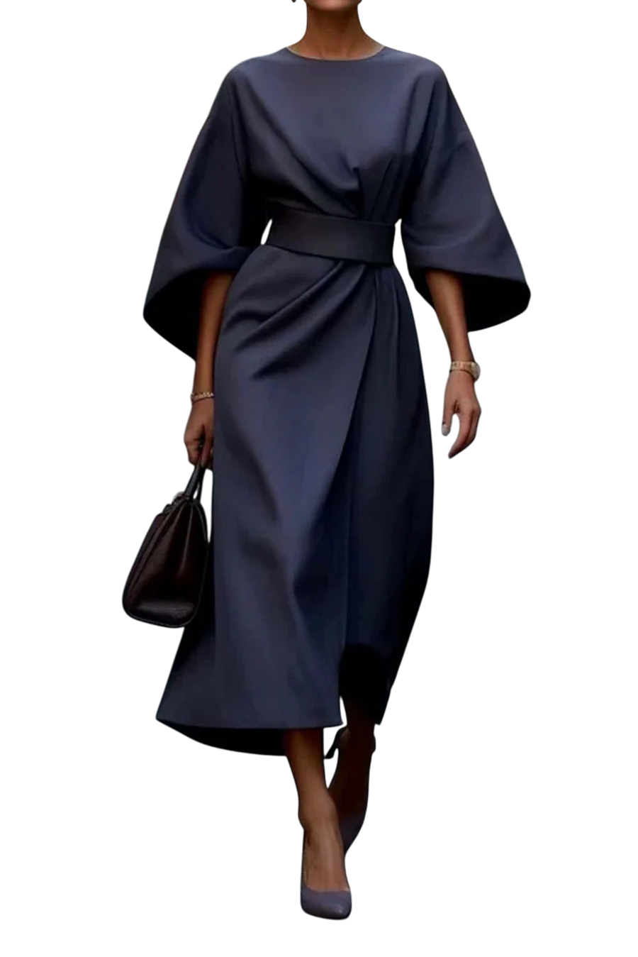 Maya™ | Elegant Lantern Sleeve Dress 3