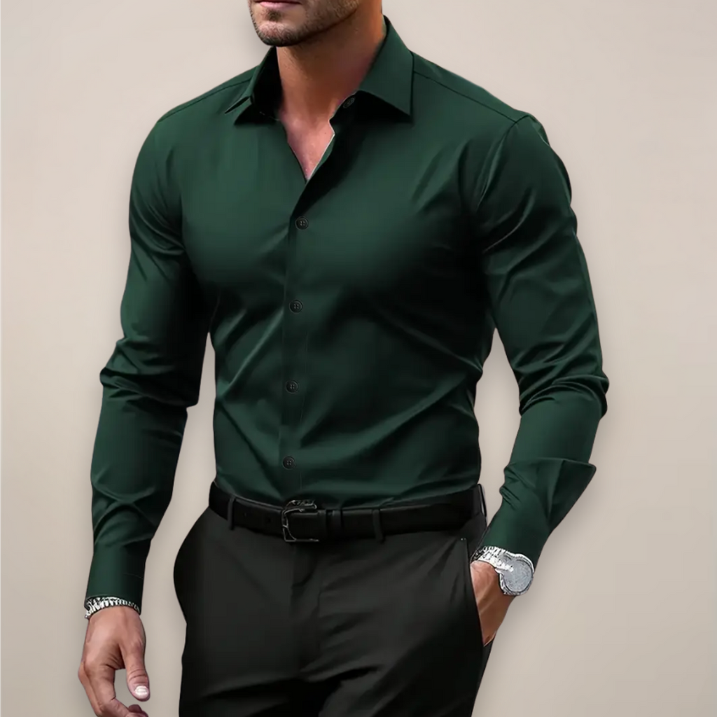 Levi | Button-Down Collar Long Sleeve Shirt for Men