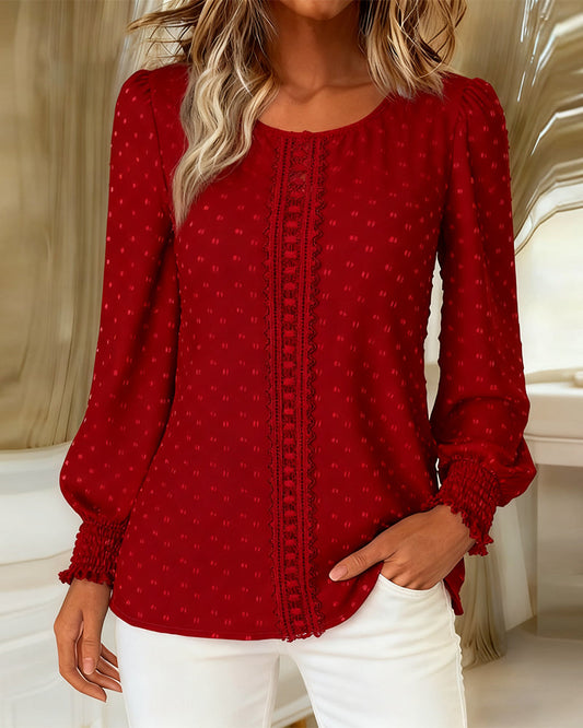 Mira™ | Elegant Puff Sleeve Blouse for Women