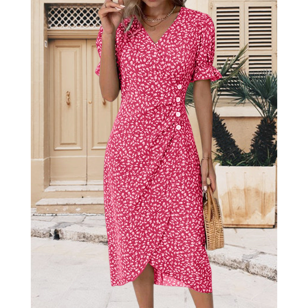 Miri™ | Elegant Wrap Dress 0