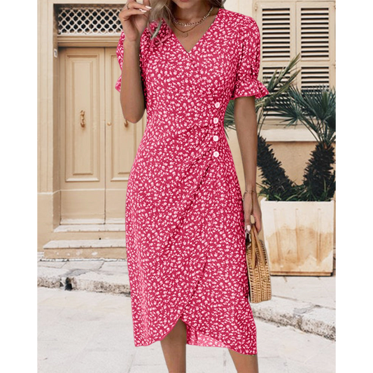 Miri™ | Elegant Wrap Dress 0
