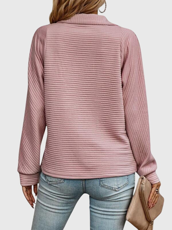 Molly | Women's Half-Zip Turtleneck Pullover Sweater