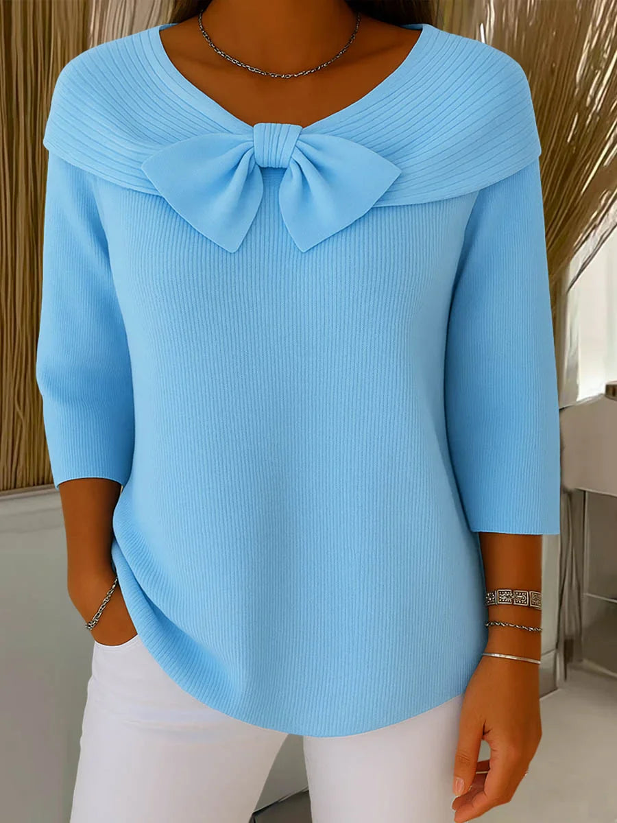 Mylie | Women's Round-Neck Pullover Knit Sweater