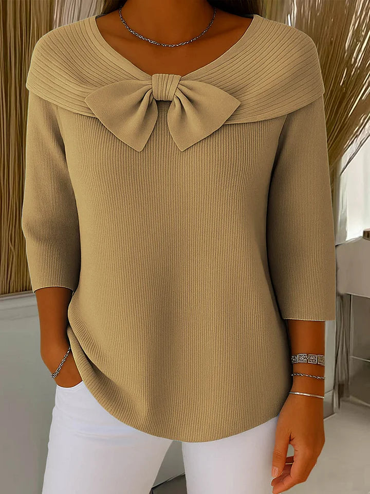 Mylie | Women's Round-Neck Pullover Knit Sweater