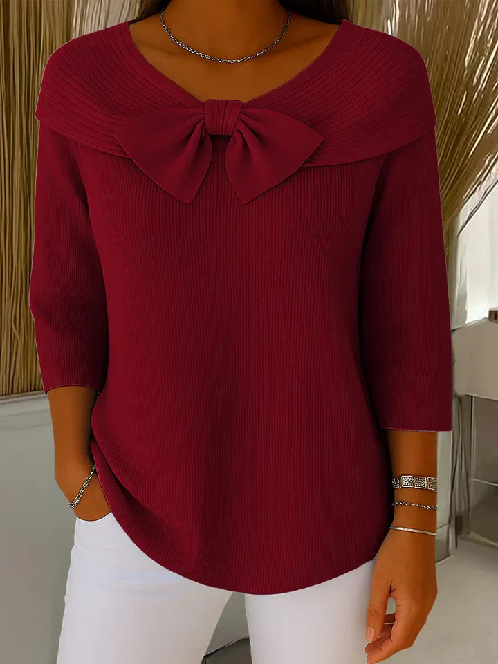 Mylie | Women's Round-Neck Pullover Knit Sweater