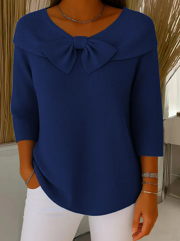 Mylie | Women's Round-Neck Pullover Knit Sweater