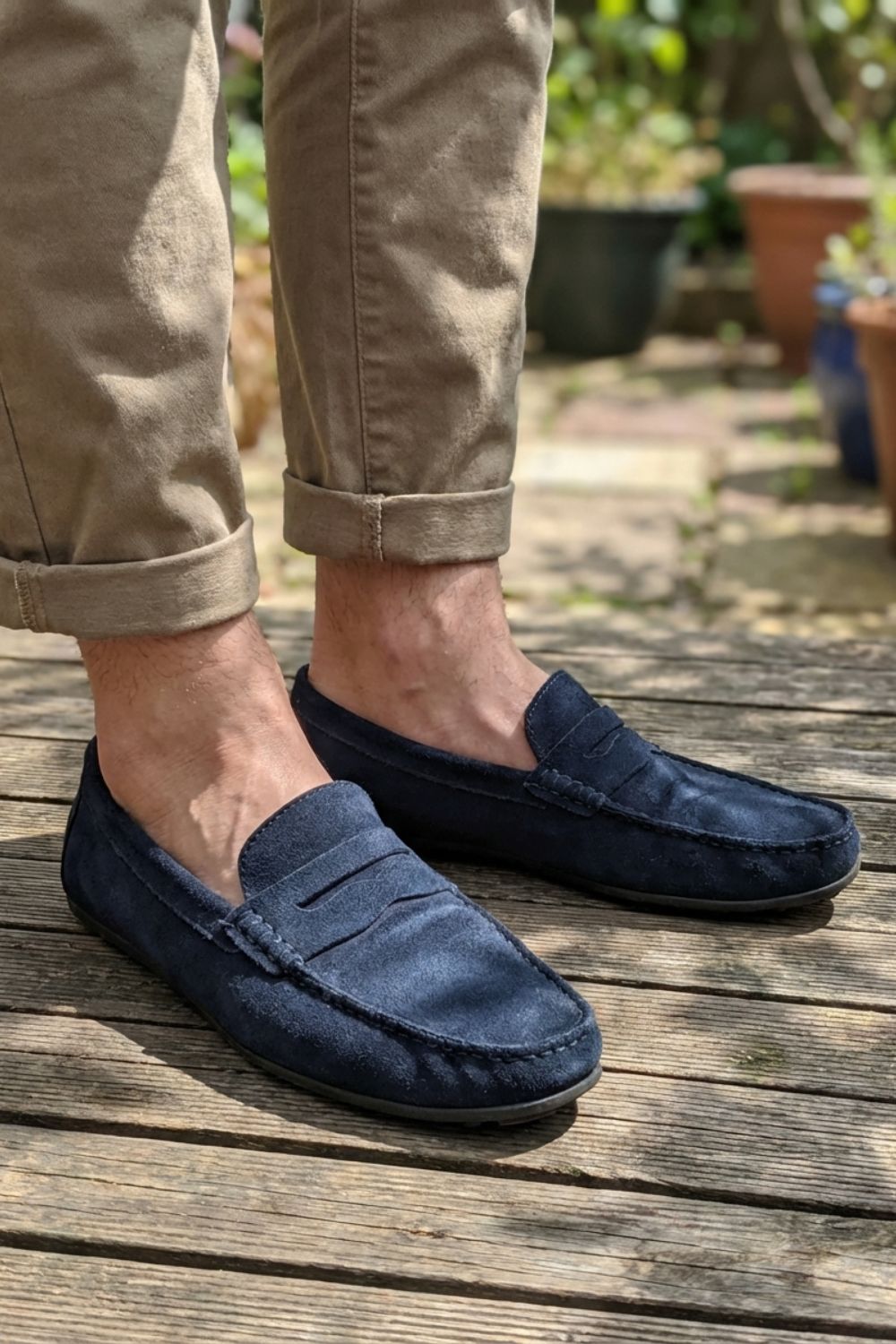 Sander | Moccasin-Stitch Slip-On Loafers for Men