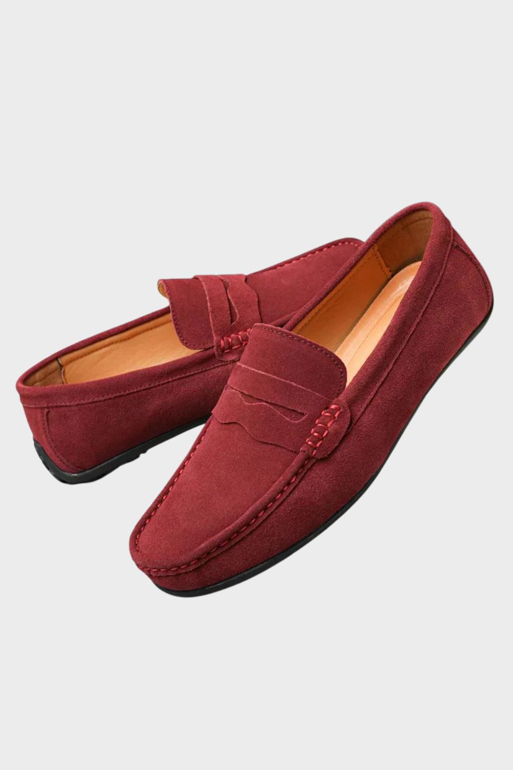 Sander | Moccasin-Stitch Slip-On Loafers for Men