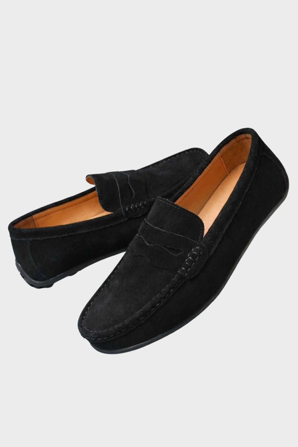 Sander | Moccasin-Stitch Slip-On Loafers for Men
