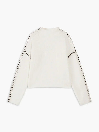 Nia | Women's Oversized Cozy Turtleneck Pullover Sweater