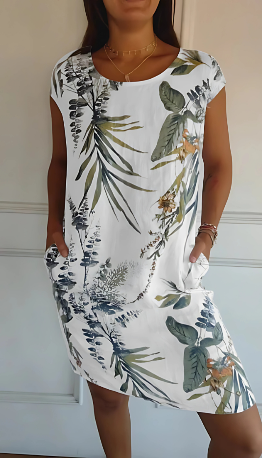 Nora | Printed Dress 0