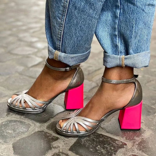 Nova Neon Block Heels 0