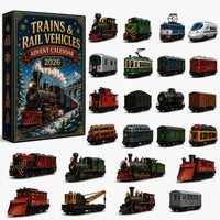 Trains & Rail Vehicles Advent Calendar Christmas Gift