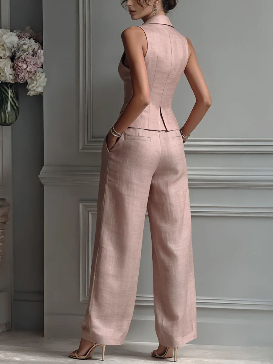 Elaine | Two-piece Linen Set