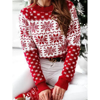 Helvi | Christmas Sweater Fair Isle Crew Neck for Women