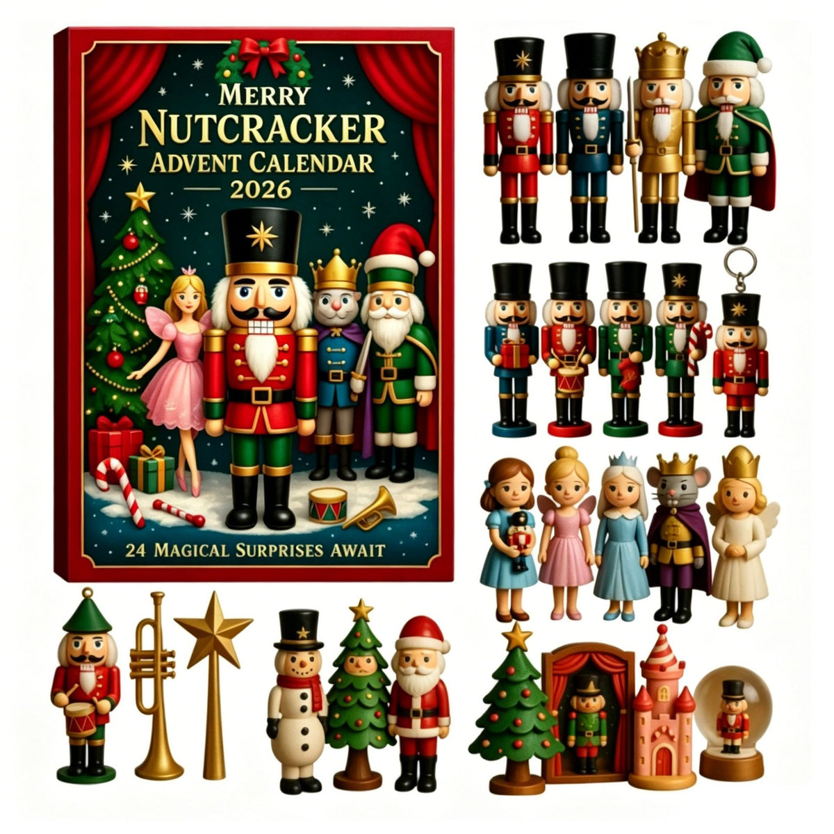 Anneliese | Nutcracker Advent calendar christmas gift Blind Box Set