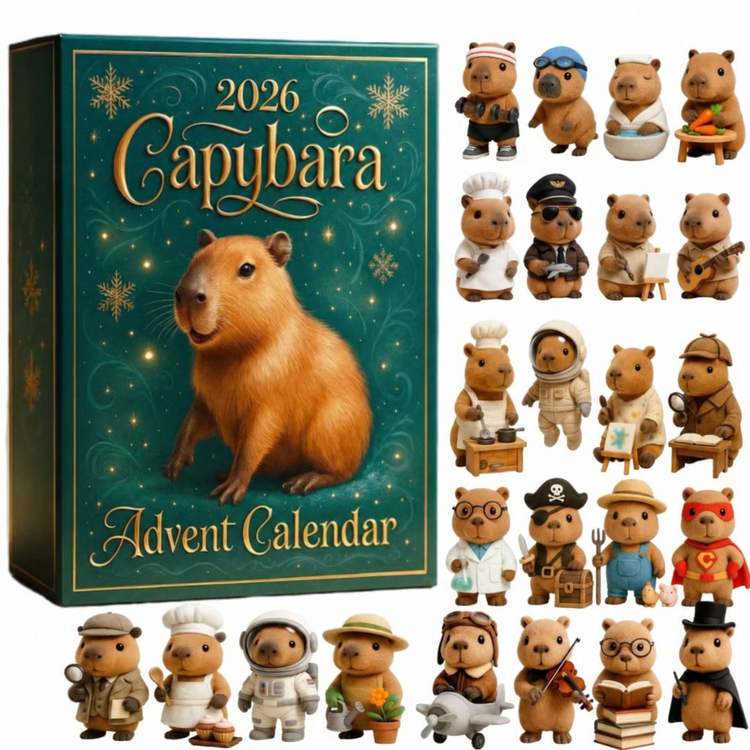 CAPYBARA DIY ADVENT CALENDAR – 24 REFILLABLE DOORS